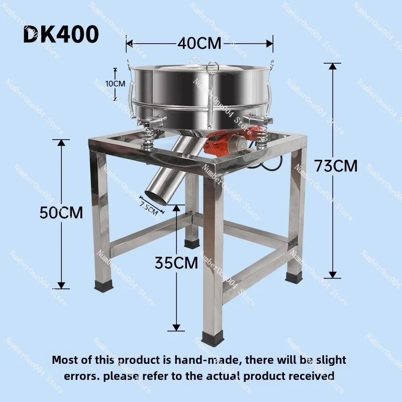 Vibrating Screen Automatic Food Screening Machine Small Stainless Steel Vibrating Screen Flour Traditional