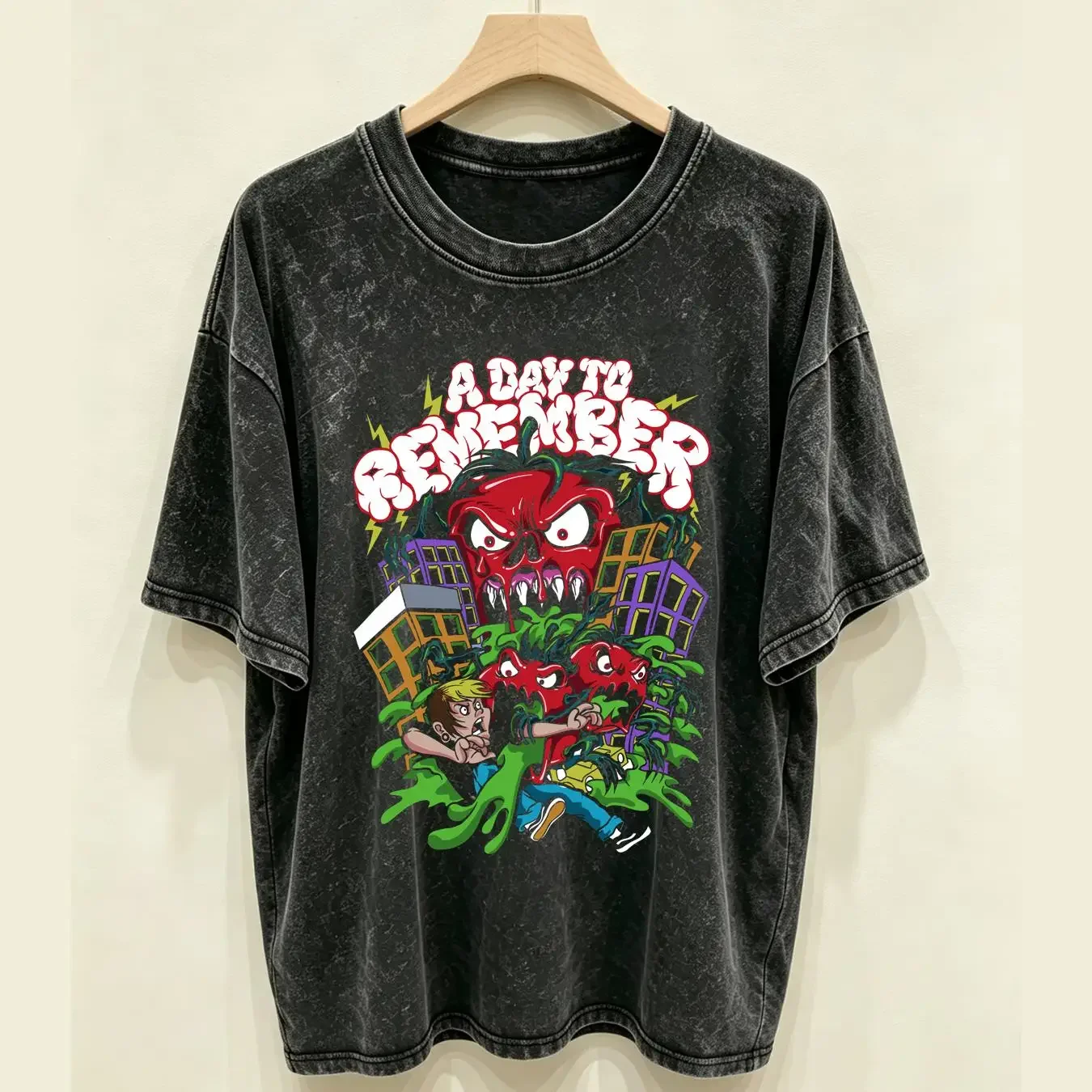 washed T Shirt Limited A Day To Remember Heavy Cotton long or short sleeves vintage Washed Soft Unisex Top For Everyday Wear