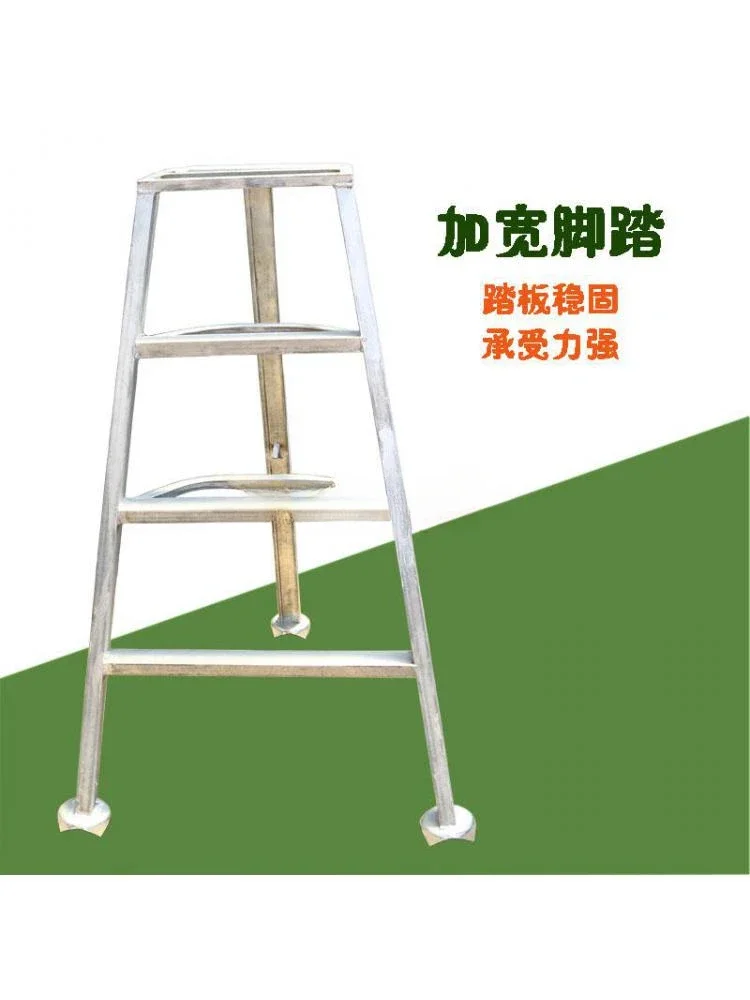 حديقة تخضير تشذيب سلم ثلاثي القوائم المنزلية متعددة الوظائف للطي سلم تعزيز متعرجة سلم بستان قطف