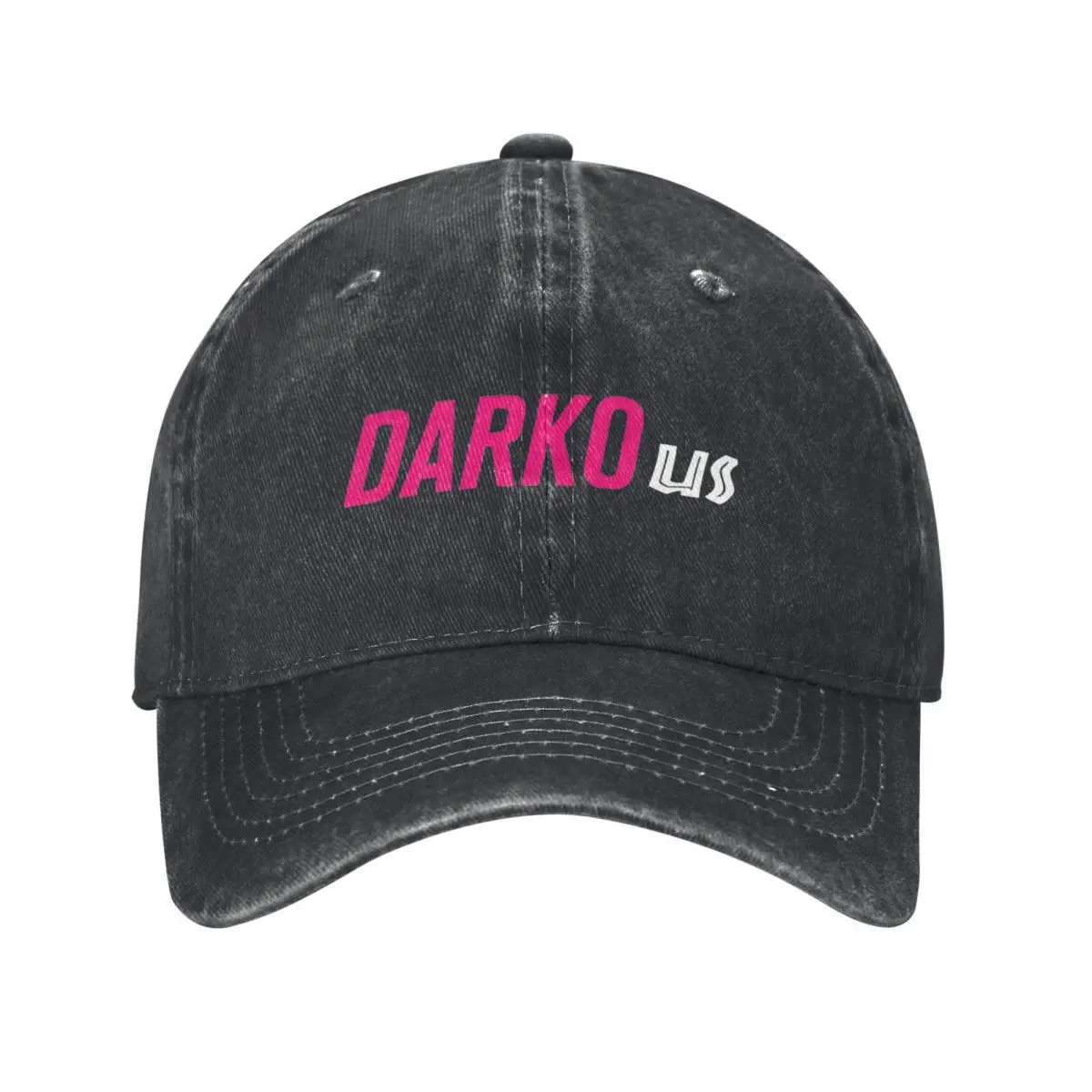 Darko US Band Logo Baseball Cap Retro Distressed Washed 2024 Tour Music Snapback Hat Men Women All Seasons Travel Gift Caps Hat