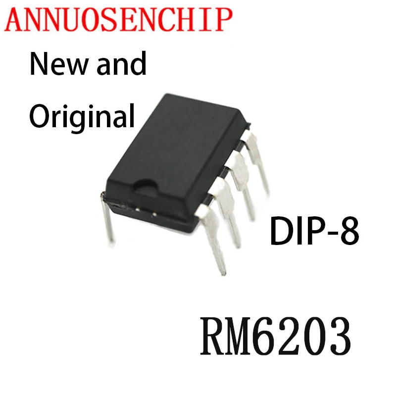 10PCS New And Original DIP8 DIP 6203 DIP-8 RM6203