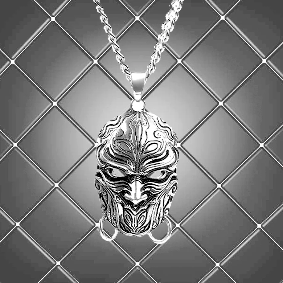 

2025 Men's Accessories Men's jewelry masks pendants necklaces free shipping