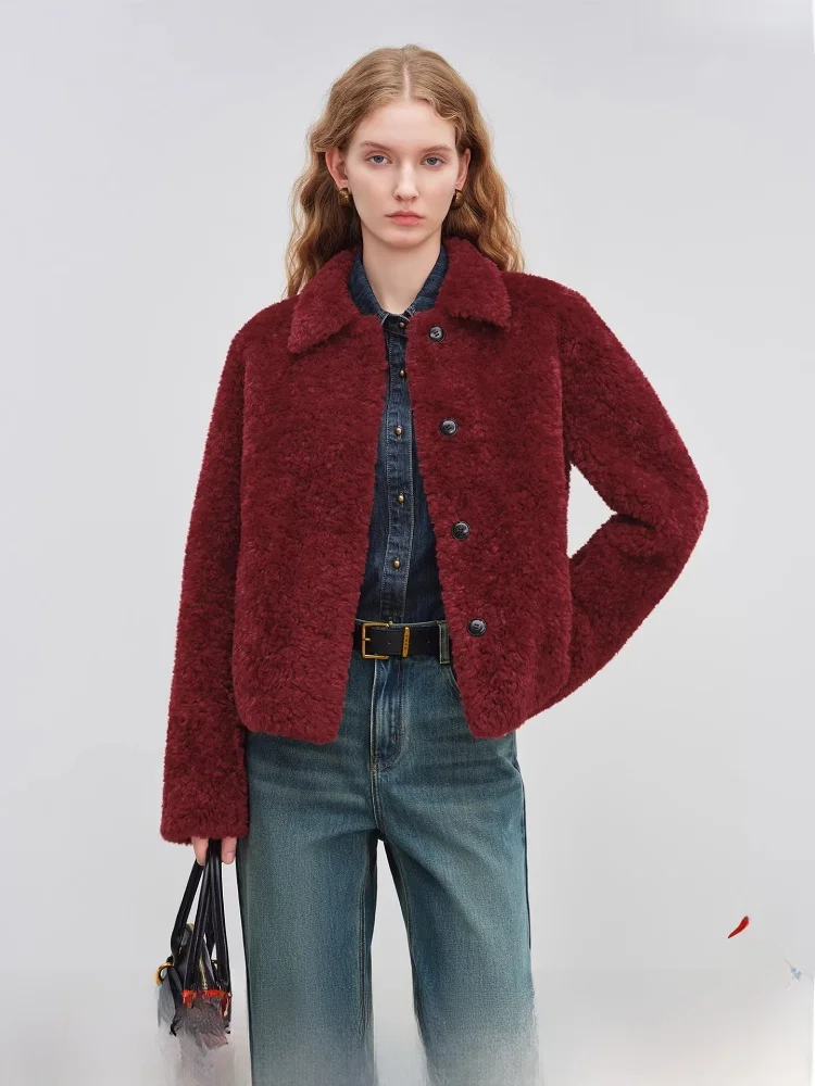 

Новинка! Женская стеганая куртка из искусственного меха с отложным воротником. Модная повседневная верхняя одежда.