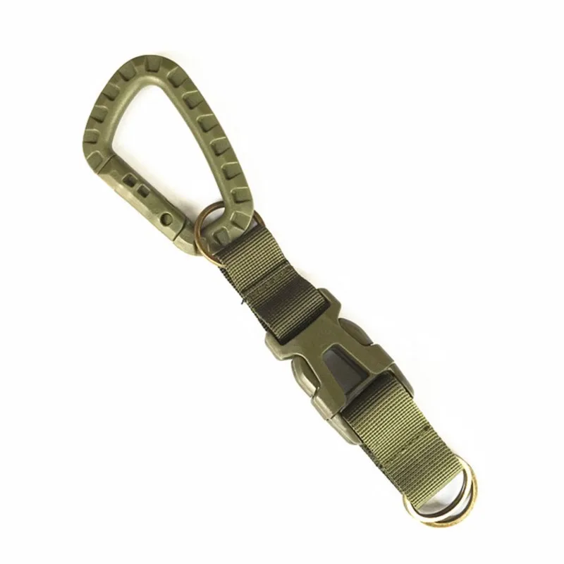 Outdoor Keychain MOLLE Webbing Belt Buckle Special Service Belt Hook Tactical Durable Multitool