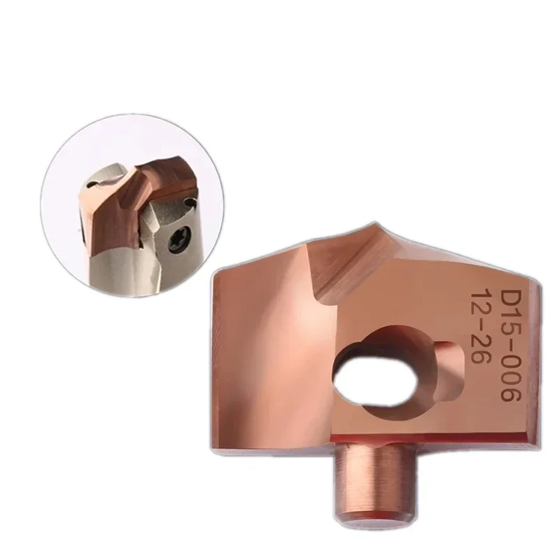 

1pcs HCD crown drill Twist drill Crown drill rod blade 3D 5D 8D 10D internal cooling carbide bit non-standard diameter 10-17.9mm