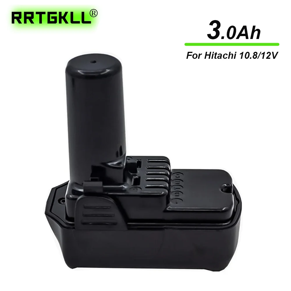 Rechargeable 3.0Ah Battery for Hitachi 12V Power Tools 18650 Battery for Hitachi 12V Battery WR12DMR EB1214S EB1220BL EB1212S