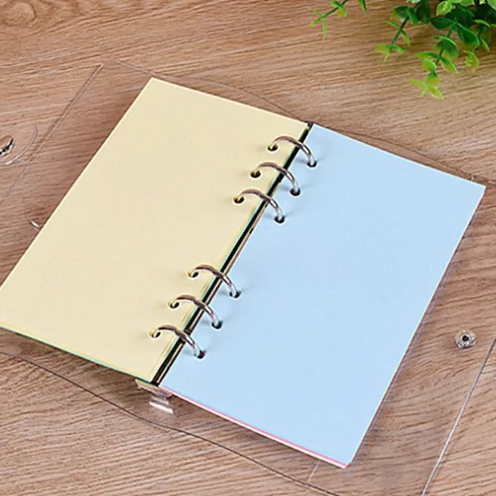 2024 50 Sheet Kawaii A5 A6 Loose Leaf Notebook Refill Spiral Binder Index Paper Inner Pages Daily Planner Line Grid Blank Agenda