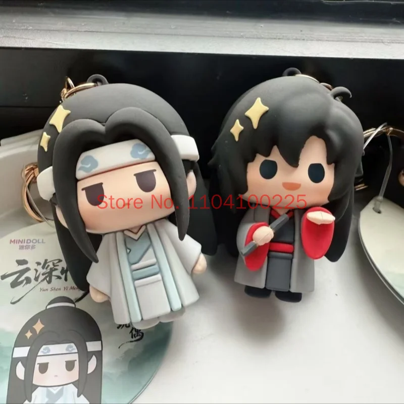 Mini figurine originale Mo Dao Zu Shi Cloud Dream Recall, figurine miniature pour le bout des doigts, décoration Kawaii, porte-clés, personnage d'anime, décoration quotidienne, cadeau