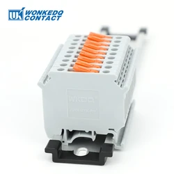 UK5-MTK-P/P Knife-Disconnect Terminal Block Din Rail, Universal Screw Terminals, Wire Electrical Connector UK-5-MTK-PP