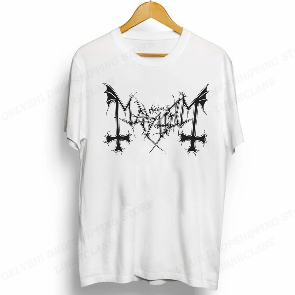 Rapper Mayhem Death T Shirt Men Fashion T-shirts Cotton Tshirt Kids Hip Hop Tops Tees Women Tshirt Anime Rock Camisetas Boy Tees