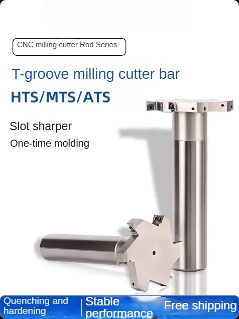 

Фреза с Т-образным пазом с ЧПУ Стрижень HTS-30-H10-C16T4-150 Т-образный хвостовик фрезы Ширина паза 10 мм Вставка CCMT060204