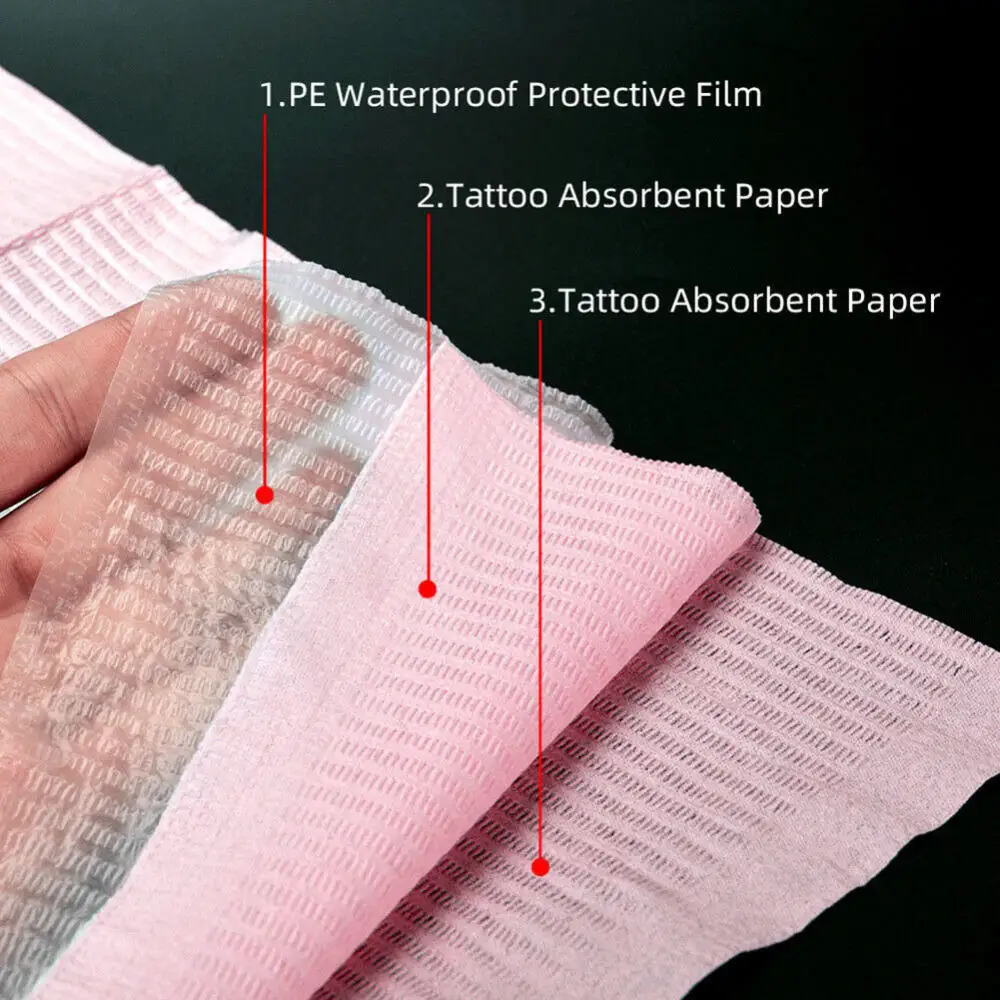 Waterproof Tattoo Tablecloth Nail Art Table Mat Disposable Foldable Clean Pad Patient Dental Napkins Tattoo Bibs Accessories