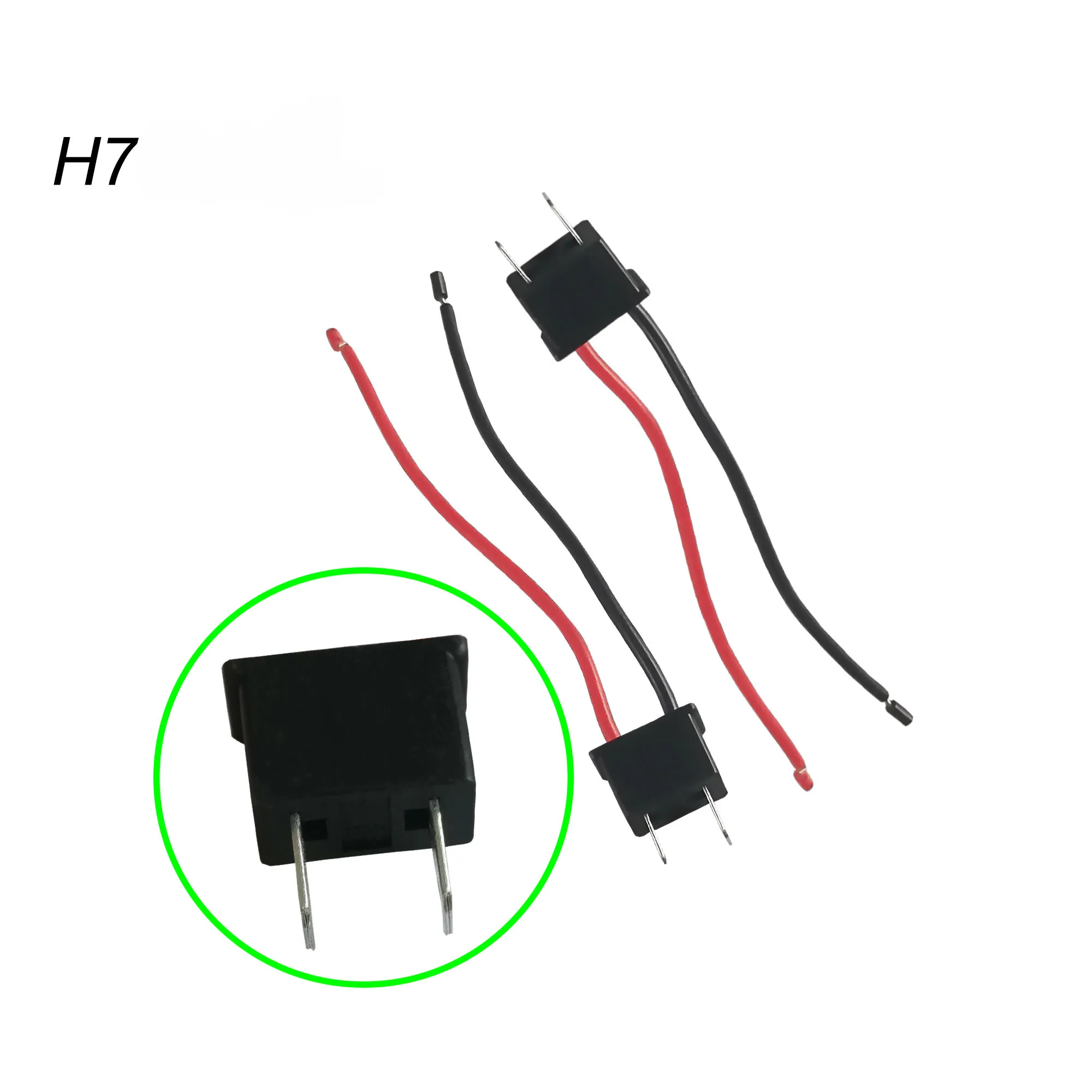 

2Pcs H7 H4 9005 Socket Car Light Lines Adapter Wiring Car Headlight Bulbs Harness Male Female Plug Connector Extension Cable