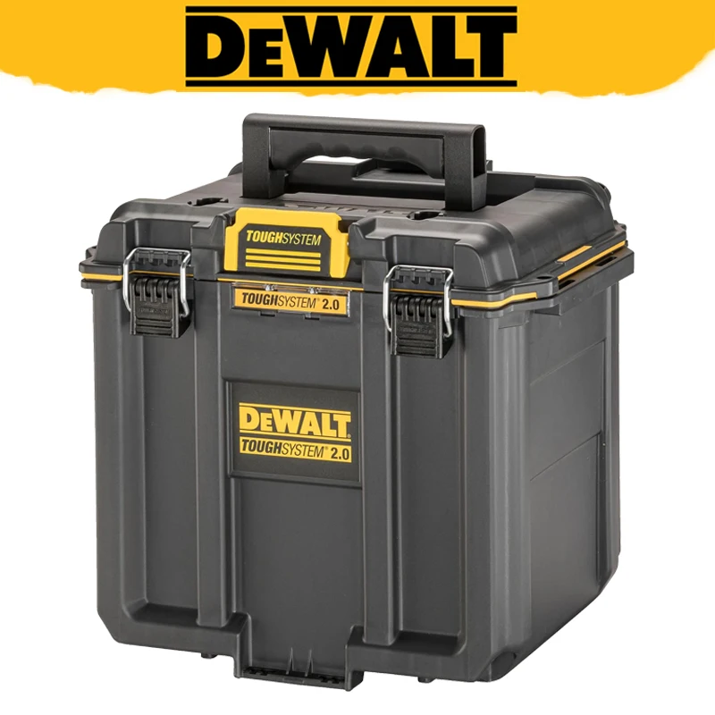 DEWALT DWST08035-1 TOUGHSYSTEM 2.0 Compact Durable Deep Toolbox Large Capacity Storage Space Waterproof Dustproof Toolbox