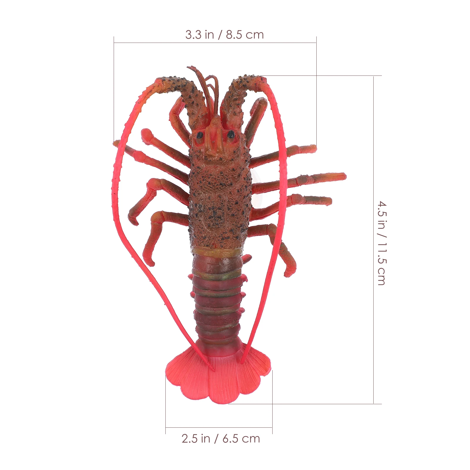 

Simulation Lobster Adornment For Fish Tank Decor Plastic Aquarium Craft Vivid Underwater Exquisite Landscaping Ornament