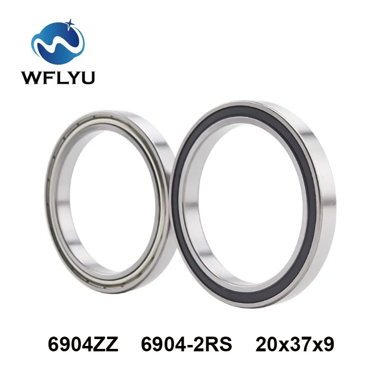 

WFLYU 6904ZZZ 6904-2RS Bearing ( 10 PCS ) 20*37*9 mm ABEC-7 Thin Section 6904 2RS Ball Bearings 6904RS 61904ZZ