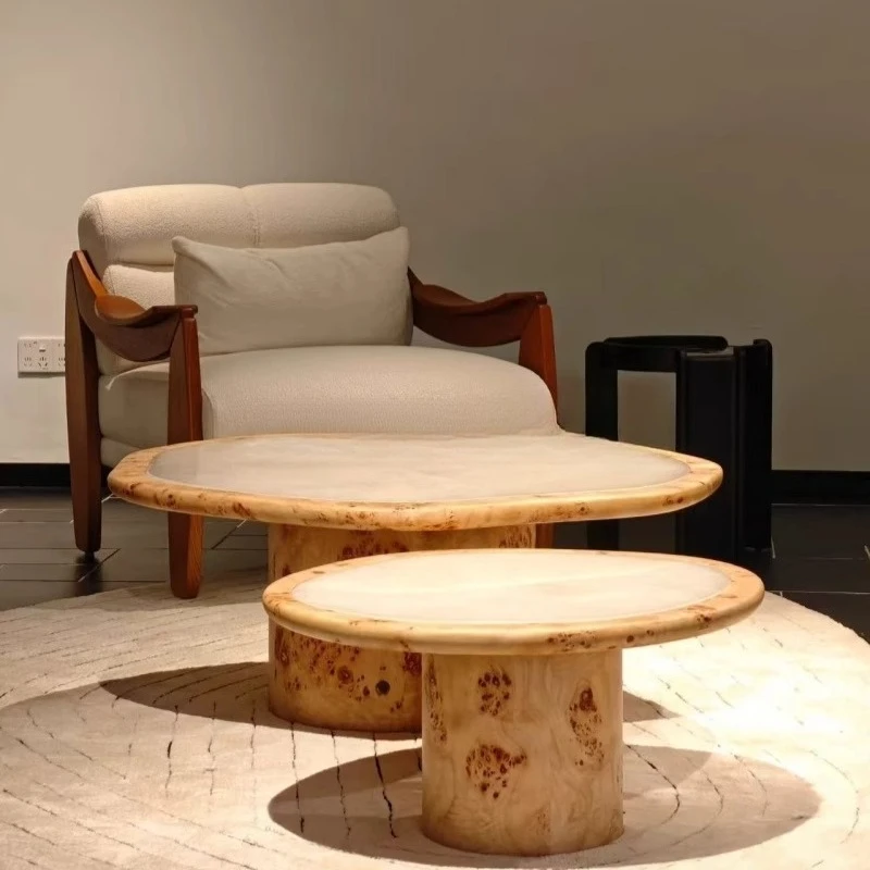 

Modern Japandi Coffee Table Decor European Nordic Luxury Coffee Table Japanese Nesting Mesa De Centro Sala Home Furniture