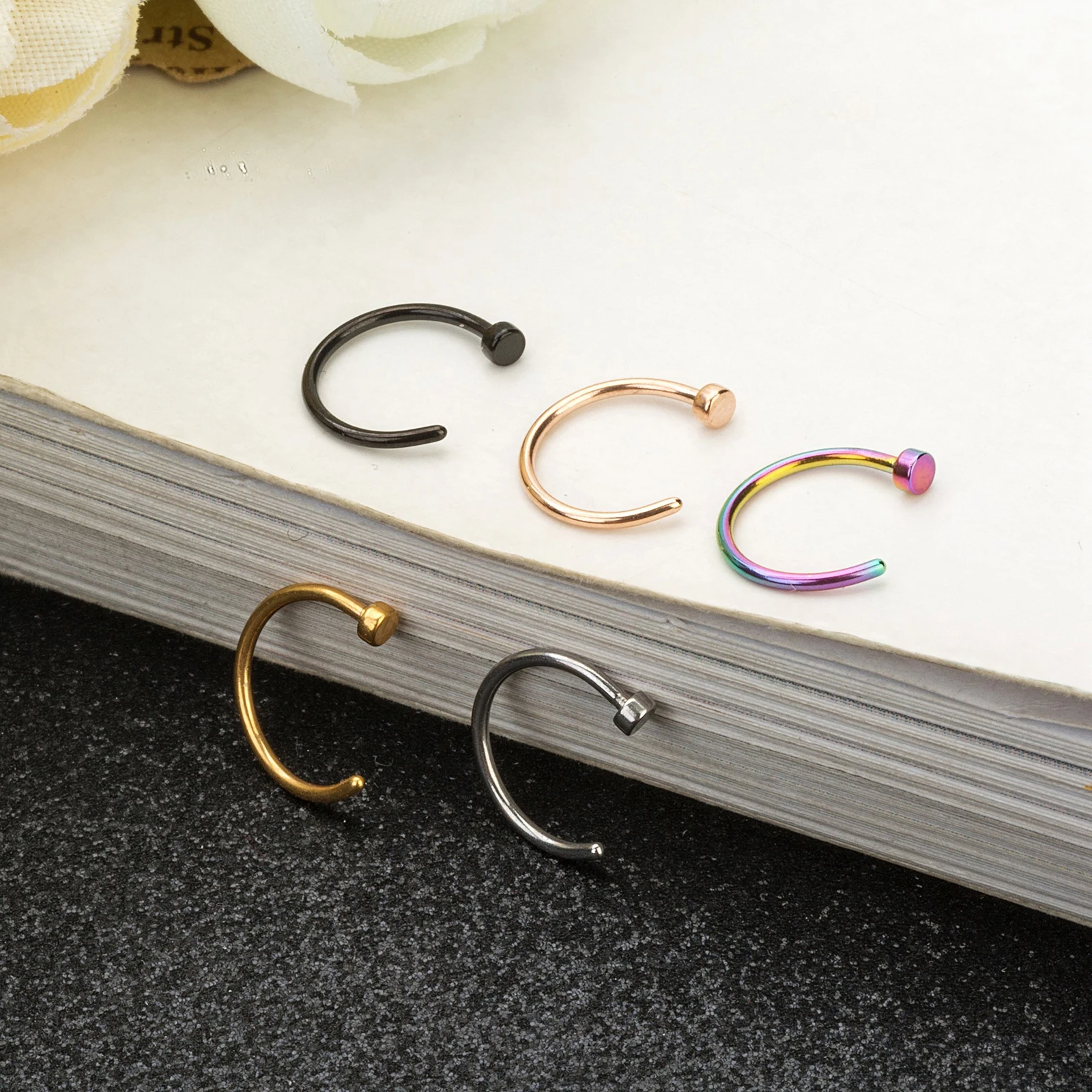 2-10 szt. Nieprzekłuwane sztuc – Conch Earring Hoop recenzja i cena