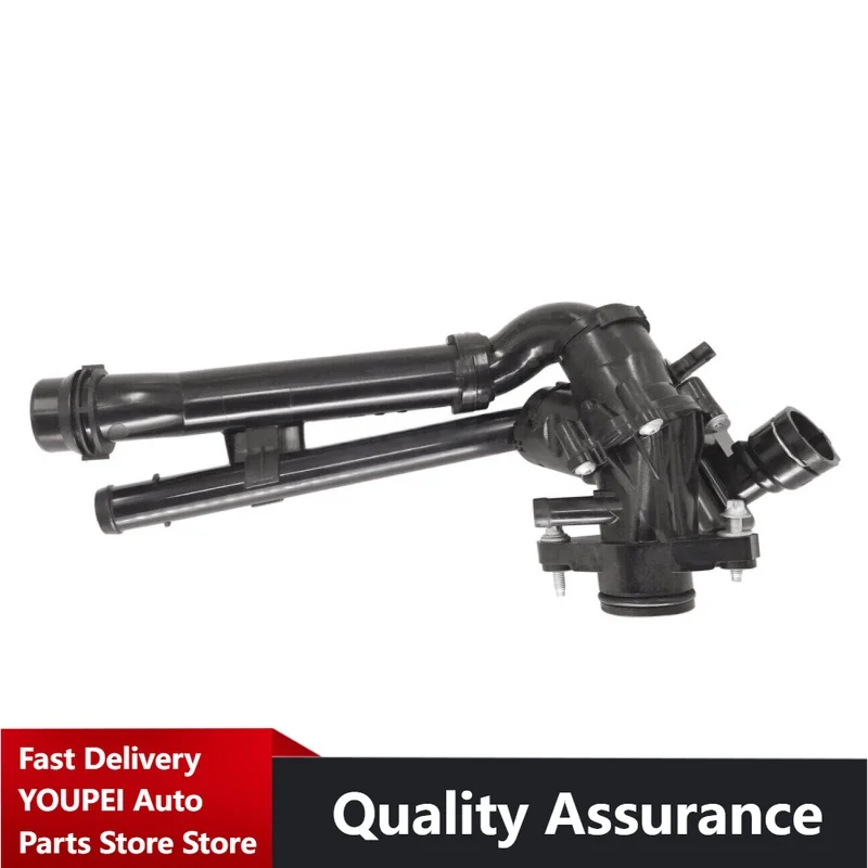 

Engine Coolant Thermostat Assembly for Mercedes-Benz C-Class, E-Class, GLC, GLK, SLC, SLK. P/N: A2742000615, A2742000115