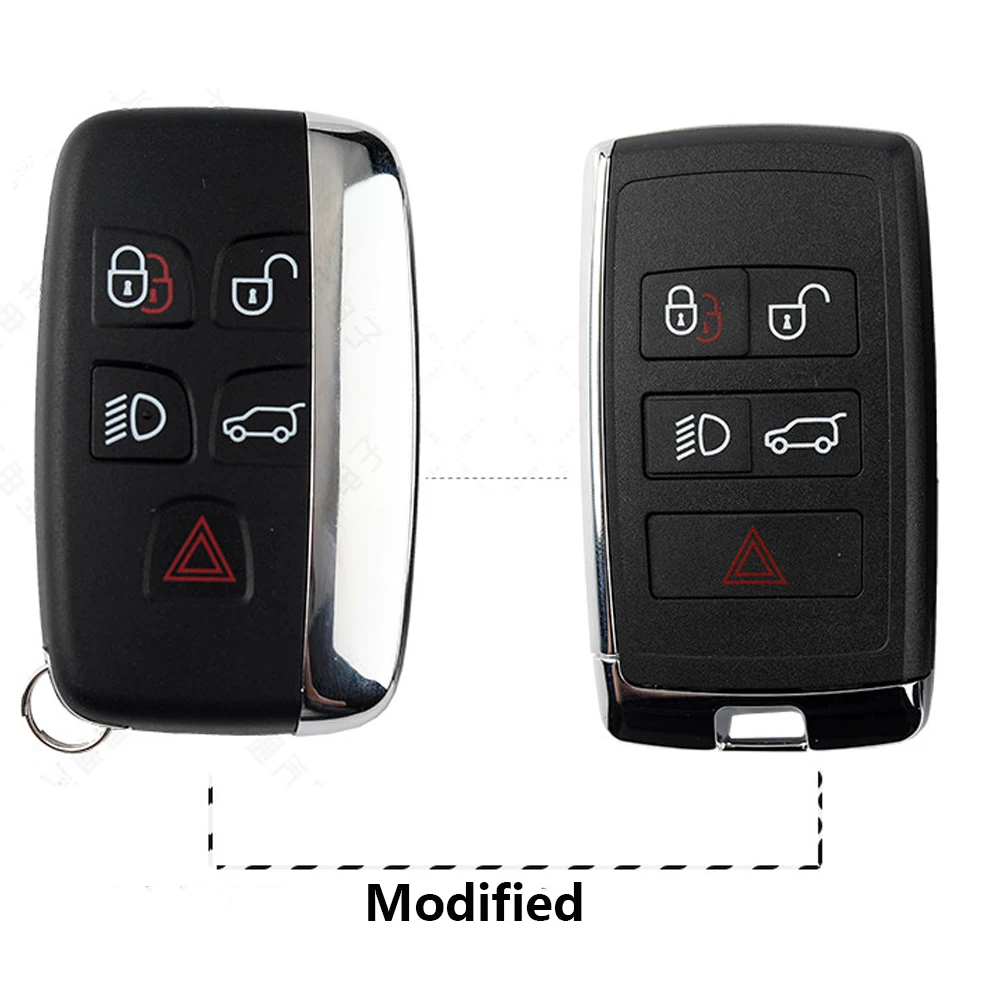 Upgraded Remote Key Shell Case Fob for Land Rover Range Rover LR2 LR4 fit Jaguar F-Pace F-Type XE XF XJ