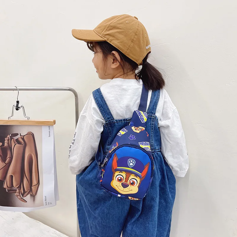 New Children'S Bag Cartoon Dog Team Spider Dinosaur Boy'S Shoulder Bag Traveling Change Crossbody Bag Children'S Chest Bag image 4