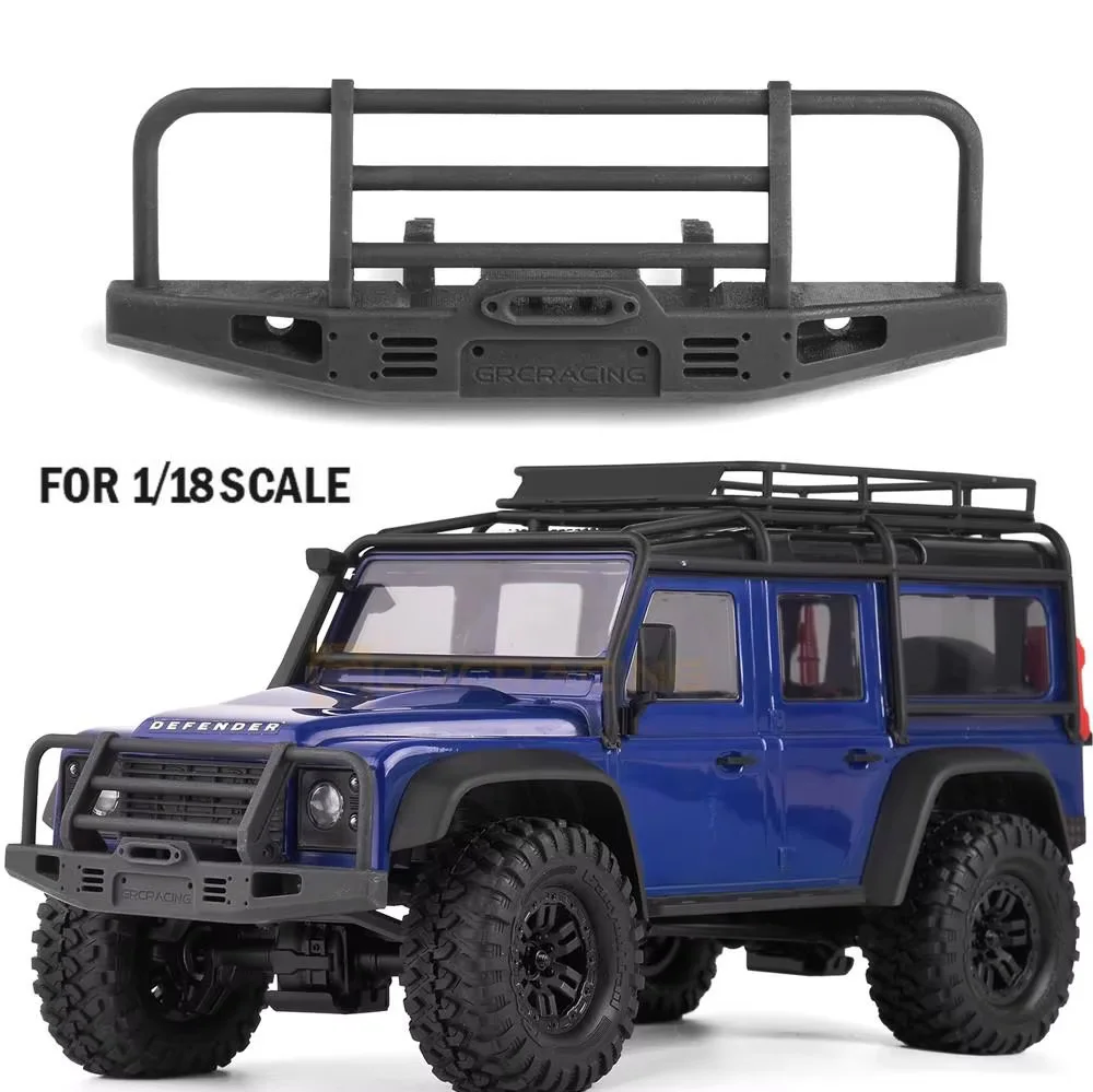 For 1/18 Traxxas Trx4-m Defender Trx4m Rc Crawler Car Upgrade Accessories  Front Bumper 3d Printing Front Water Tank Grille