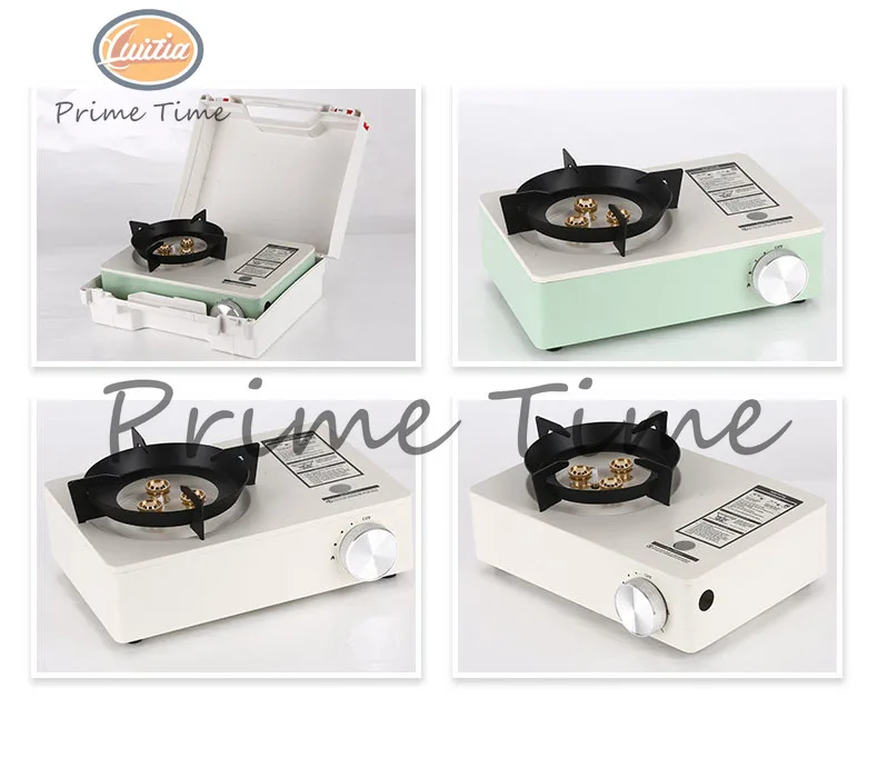 3.2KW Outdoor Portable Rectangle Barbecue Picnic Cooking Mini Butane Burner Furnace Camping Gas Stove