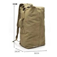 33L Large Capacity Travel Backpack Canvas Outdoor Travel Hiking Sports Trendy Travel Canvas Bag Camping Backpack