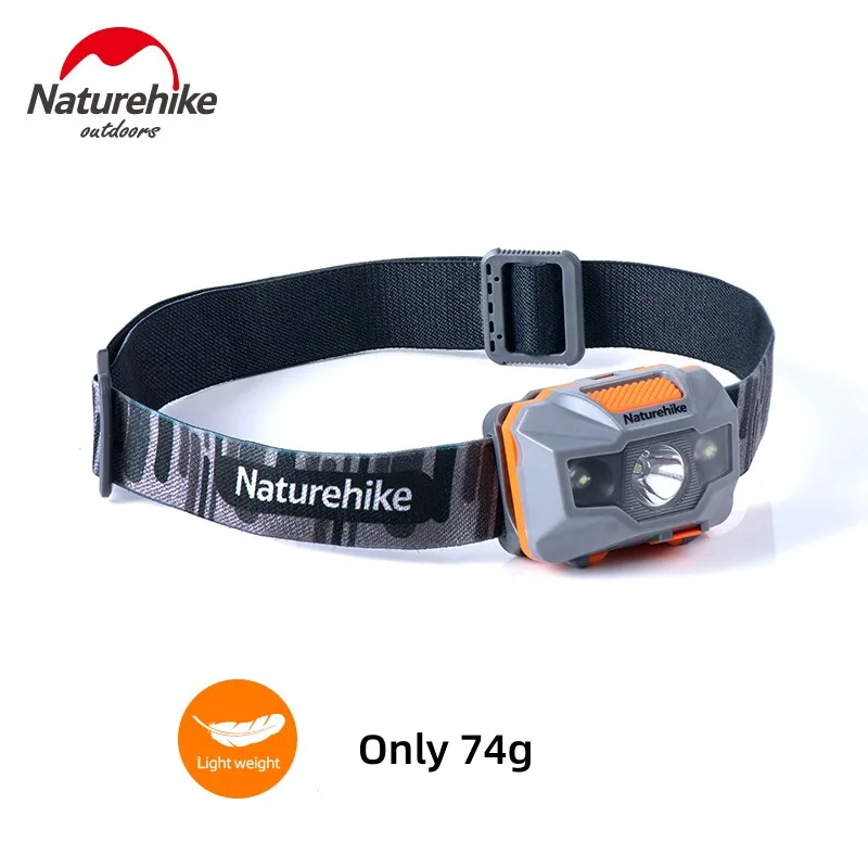 Naturehike TD-02 Headlamp Camping LED Rechargeable Emergency Wearable Hiking Outdoor Portable Waterproof Fishing Headlights