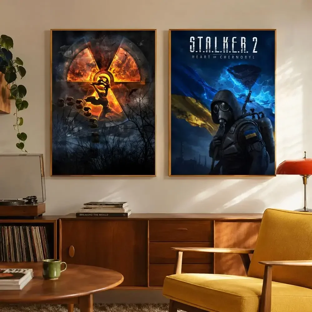 Survival Horror Game S.T.A.L.K.E.R. 2 Heart of Chornobyl Poster Digital Solvent Print Waterproof PP Fade-Resistant Wall Art Room
