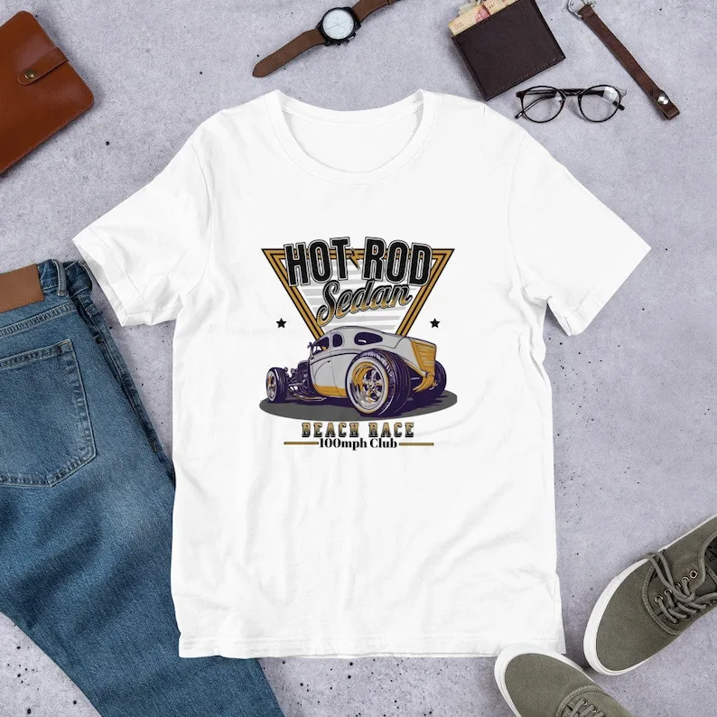 

HotRod Car Tee, Unisex, Car Fan Gift