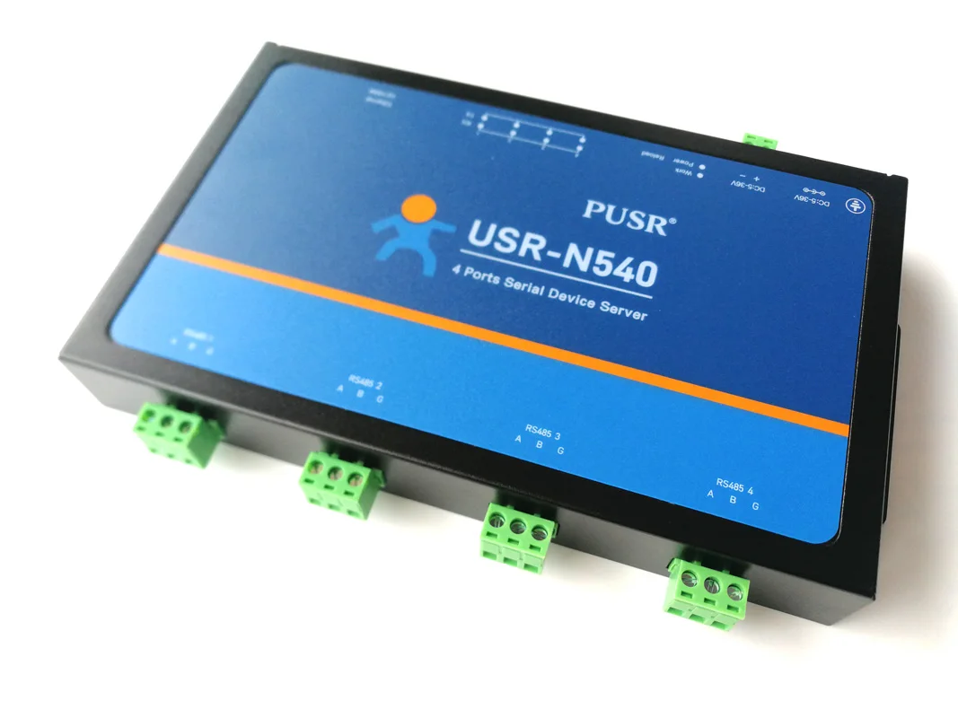 only RS485 port!!! USR-N540 H7 Modbus MQTT Gateway Edge Computing 4 Ports RS485 Serial RJ45 Ethernet Device Server
