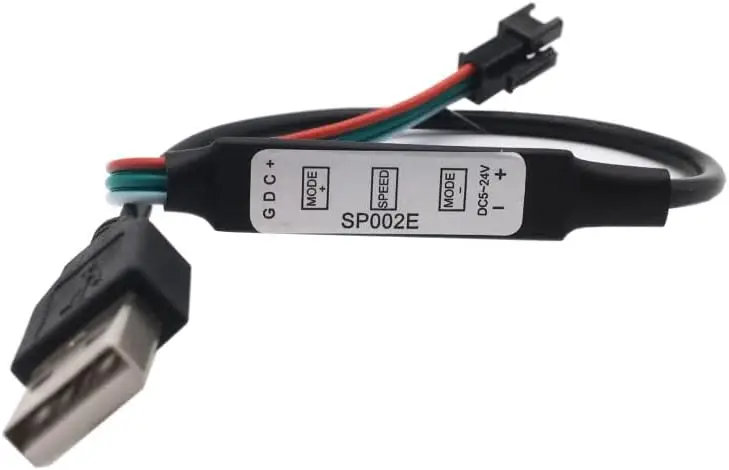 10Pcs SP002E 3 Sleutel Mini Rgb Controller DC5-24V Voor Pixels Droom Kleur WS2811 WS2812B Led Strip 2048 Pixels
