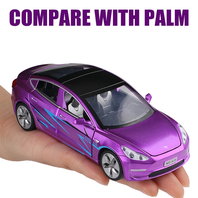 1:32 Simulation MODEL 3 Alloy Car Model Diecasts & Toy Vehicles Car Decoration Kid Simulation Toys For Children Gifts Boy Toy