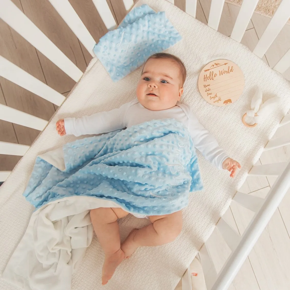 Cobertor de bebê personalizado, carrinho de bebê recém-nascido, bonecas de dormir, cobertor personalizado com nome, pelúcia macia, chupeta, toalha, presentes