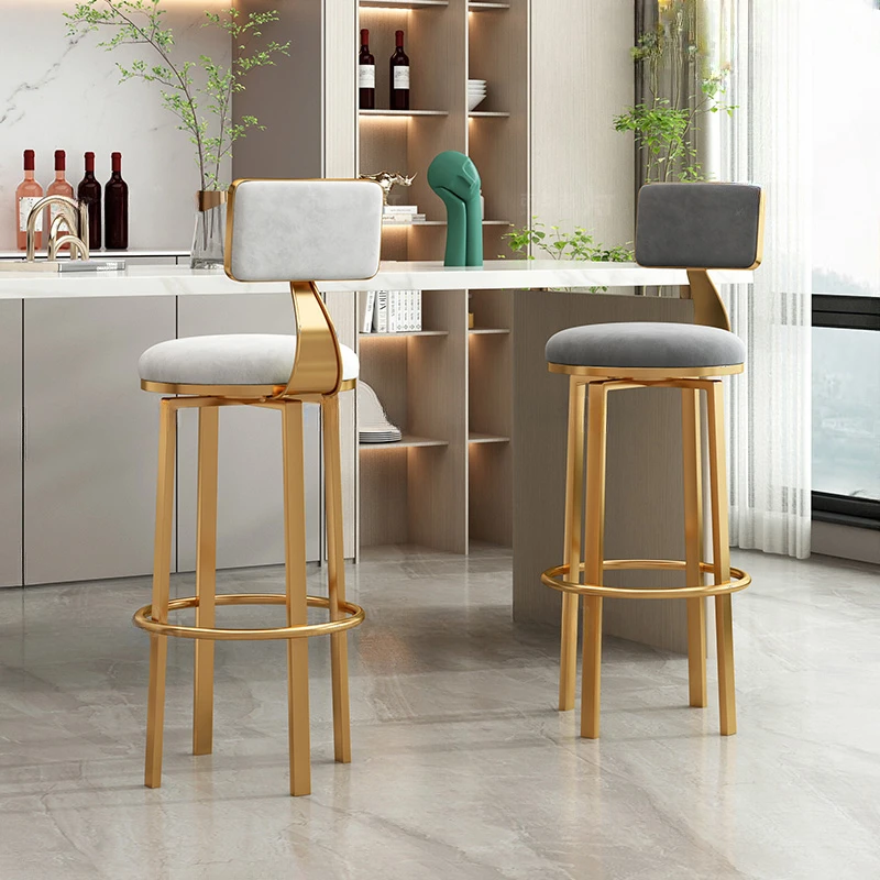 

Make Up Chair Modern Bar Stools Outdoor Banks Ergonomic High Stool For Kitchen Beauty Salon Iron Mid Century Furniture Gaming