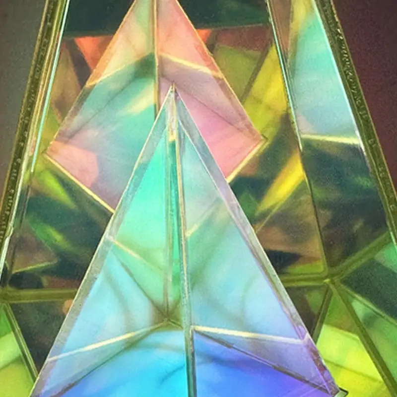 Infinity Light USB Powered USB Light Table Lights Desk Lamp Table Lamp Color Changing Ambient Lighting Cube Pyramid Desk Decor