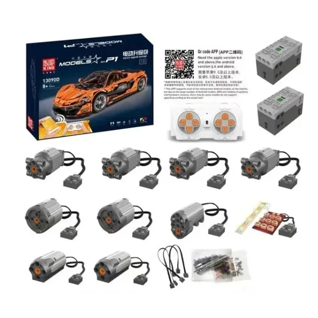 Schimmel koning 13090 APP RC Voertuig Model Compatibel 20087 Bouwstenen Bakstenen Motor Functie Puzzel DIY Speelgoed Chrismas Geschenken Kinderen