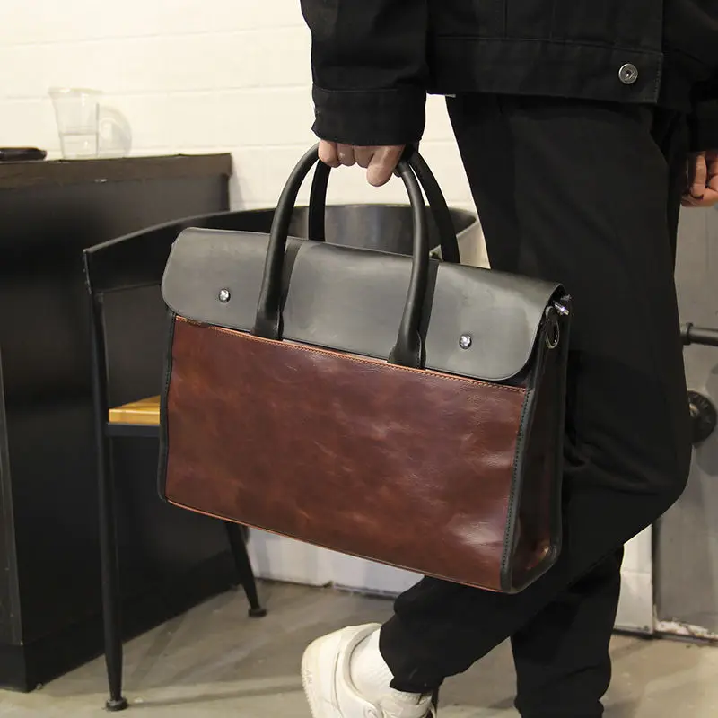 Bolso de hombro para hombre, bolsa de Negocios Oficial, tendencia de moda, novedad de 2024