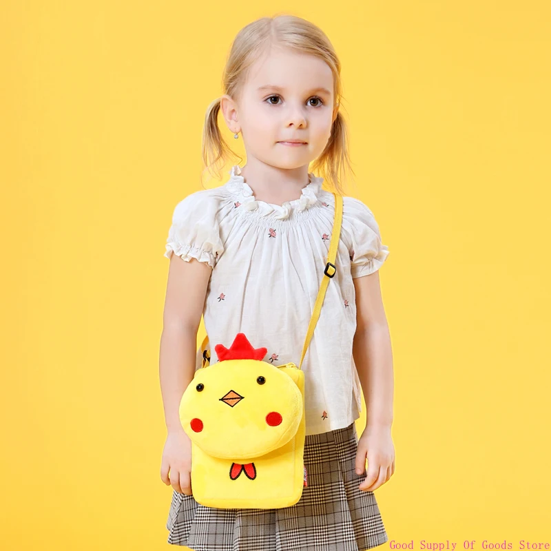 lnew 2015 kids backpack Cute cartoon animal crossbody bag kids casual shoulder bag plush mini shoulder bag