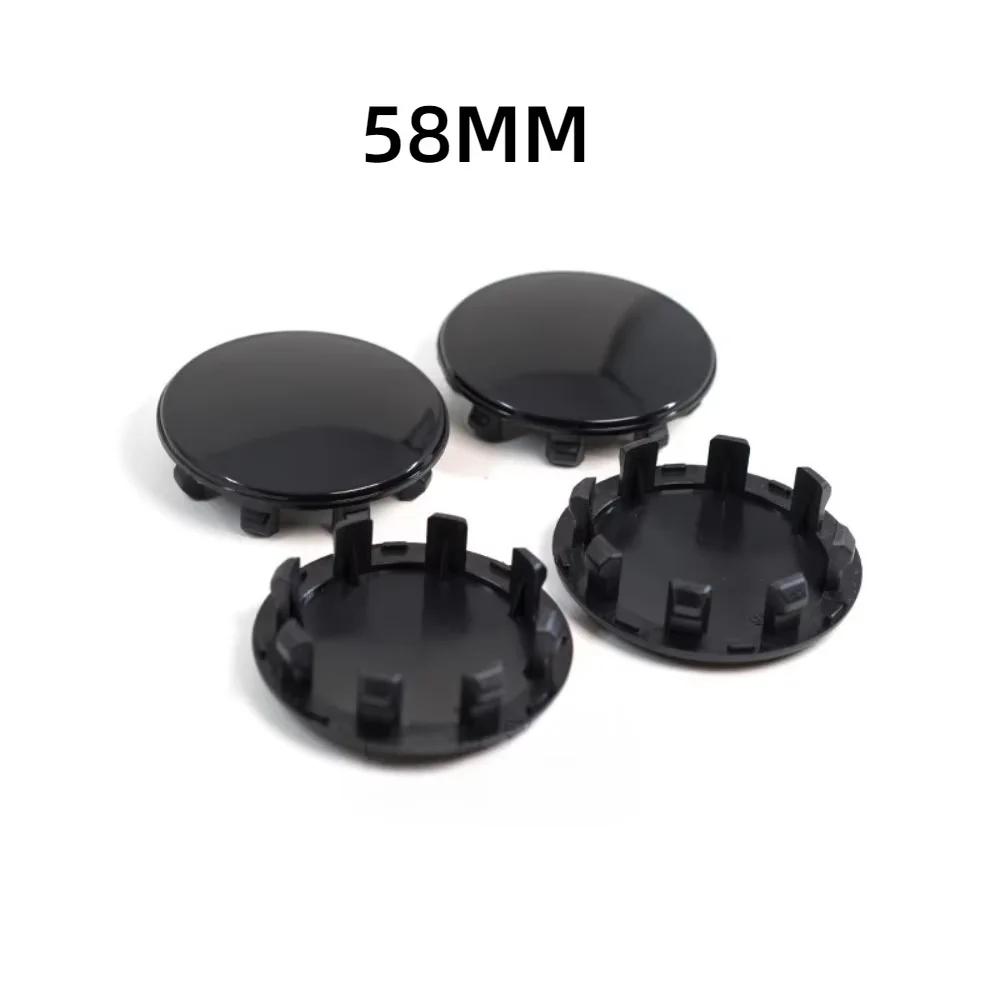 

4pcs/Set ABS 58mm Blank Wheel Center Hub Caps fit for 56mm Badge Emblem Logo Car Stickers Rim Hubcaps Cover Styling Accessories