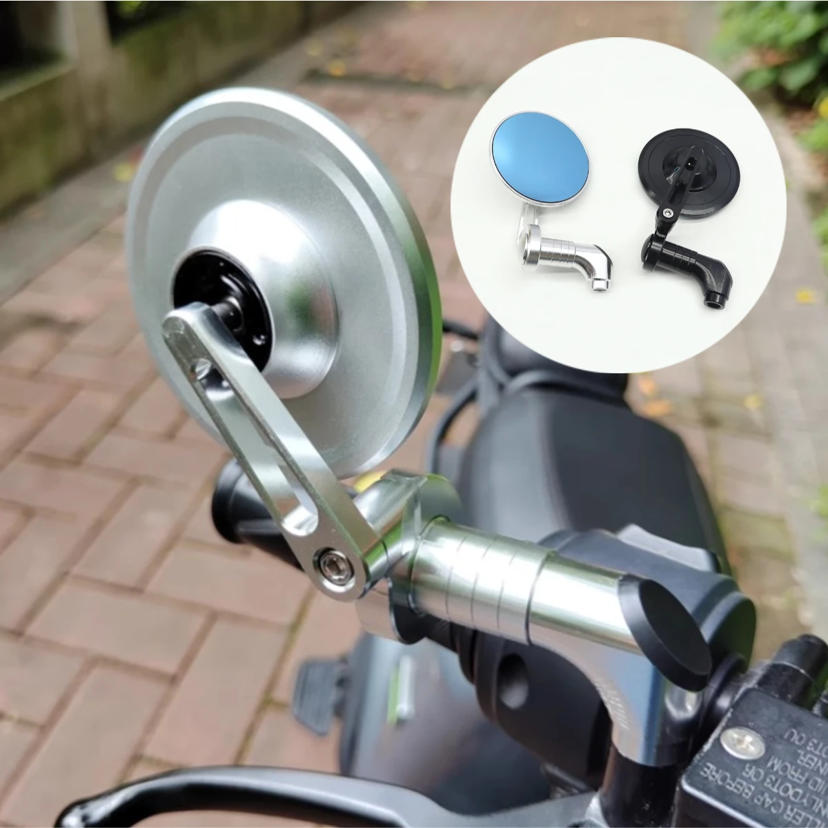 

Universal Motorcycle 8MM/10MM Anti-glare Round Side Mirrors