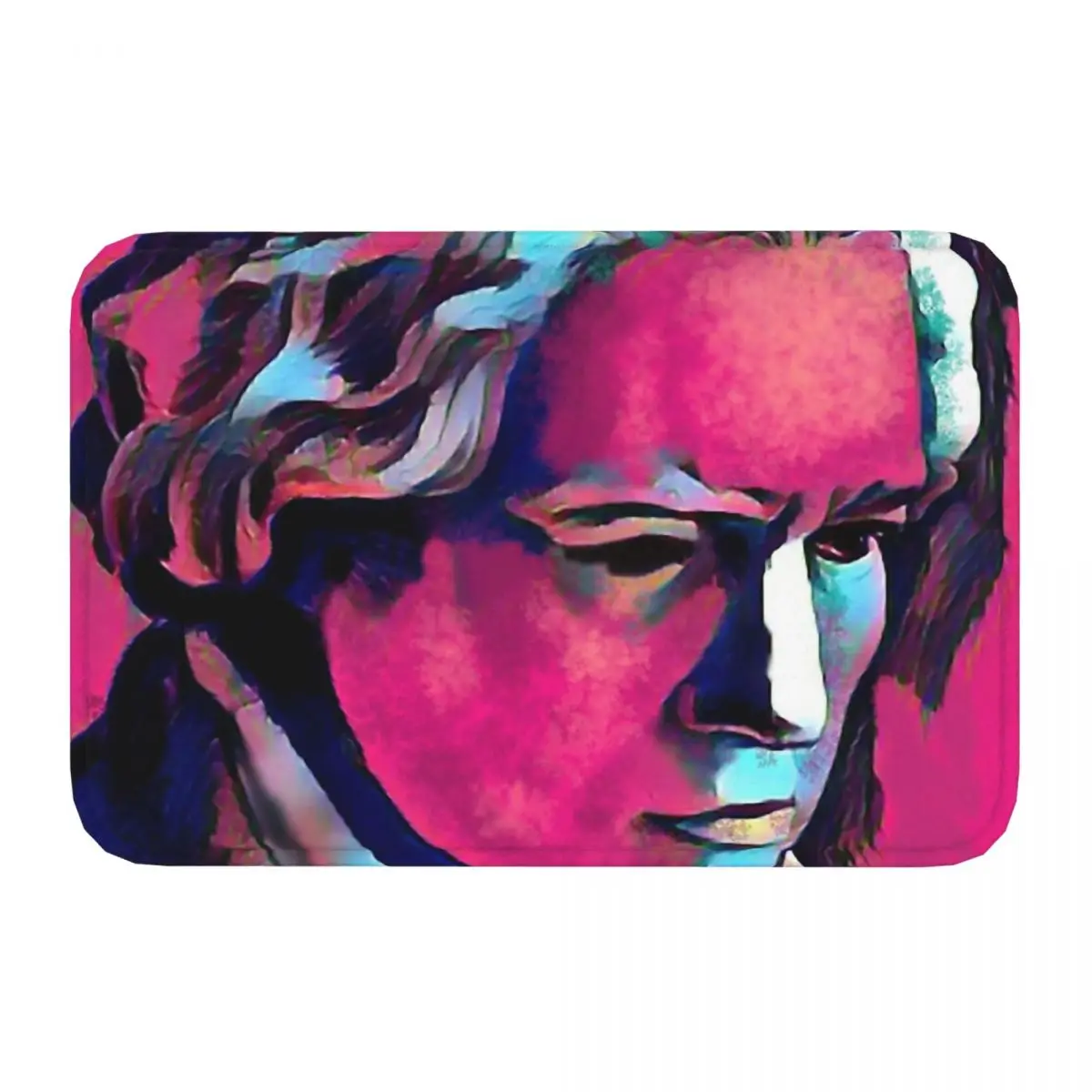 Beethoven Great Tenacity And Great Talent Non-slip Doormat Kitchen Mat Musicians Balcony Carpet Entrance Door Rug Indoor