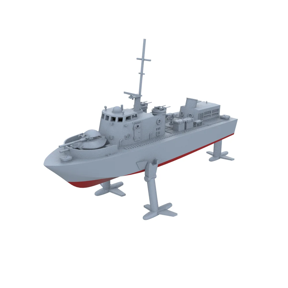 

SSMODEL SSC761 1/350 Military Model Kit USS Flagstaff Class Patrol Gunboat Hydrofoil (PGH-1) Full Hull