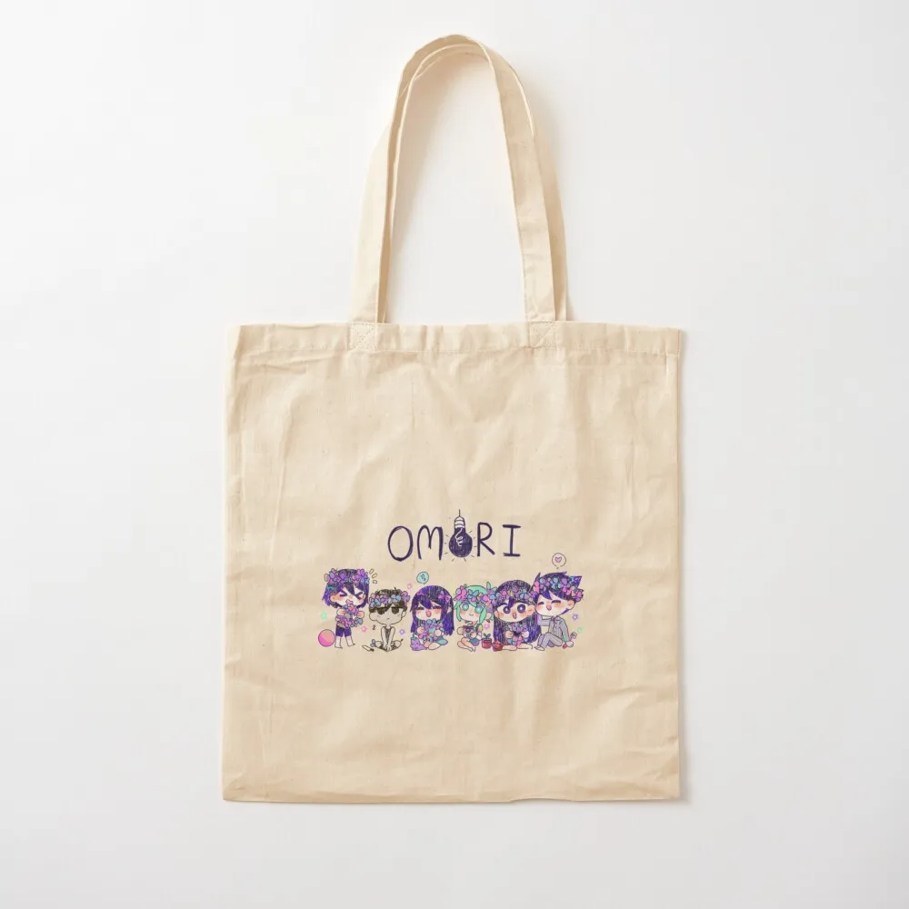 

OMORI Suny Tshirt - Omori Game Clothing - Omori Tote Bag tote bags men Women's shopper Canvas Tote Bag