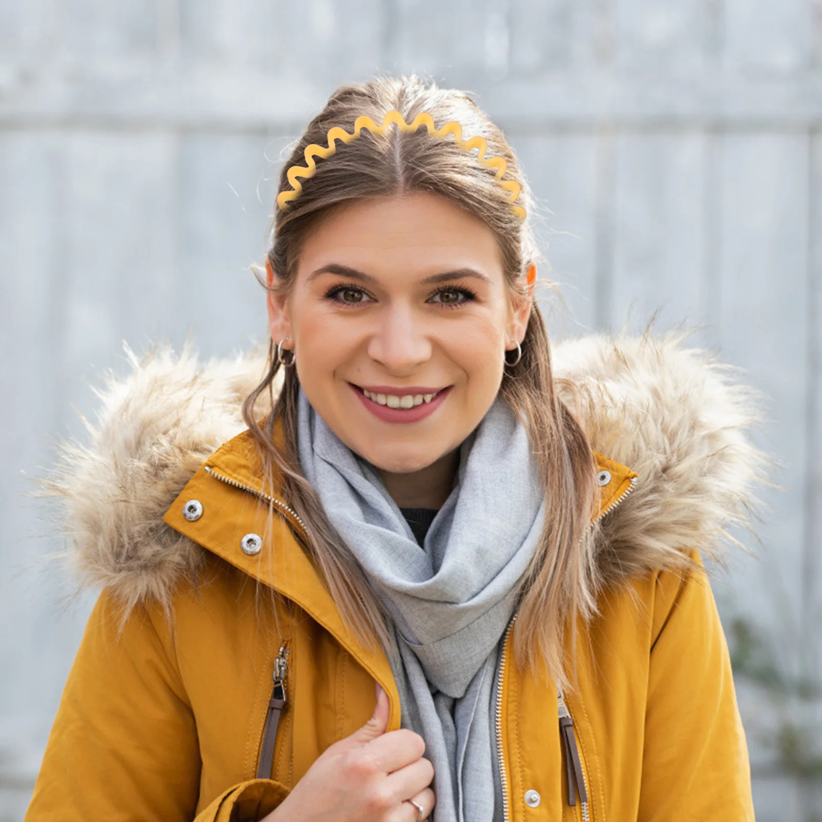 

6Pcs Hair Headband Resin Frosted Wavy Hairband Hair Accessory for Exercise Facial Care Women Suitable for Various