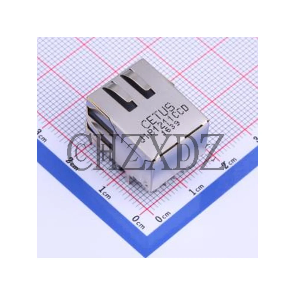 100% Original J1B1211CCD Modular connector/Ethernet connector RJ-45 w/Transformer Connector/CETUS J1B1211