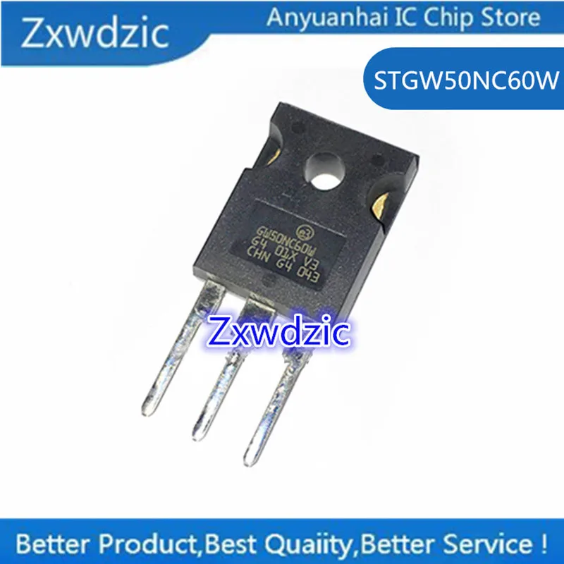 

10pcs New Original STGW50NC60W GW50NC60W TO-247 IGBT FET 55A 600V