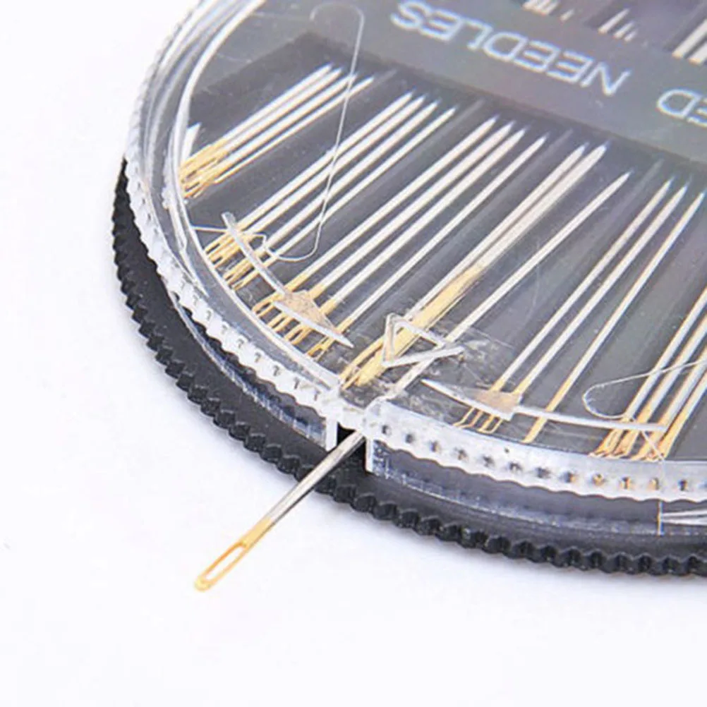 3er-Pack verschiedene Handnähnadeln, 30 Stück Metallnadeln, großes Auge für Teppich, Leinwand, Polster, Mäntel, Zelte, Matratzen