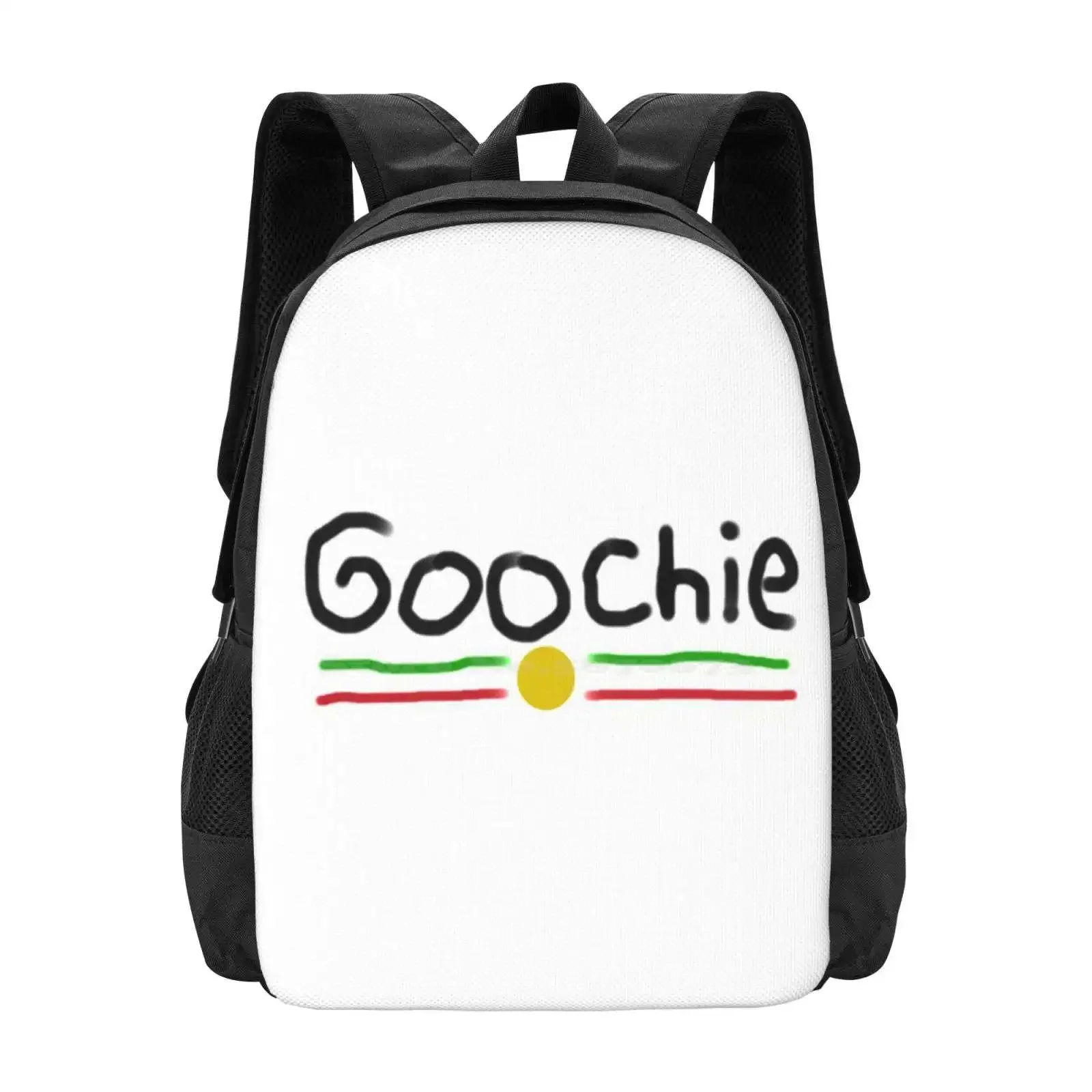 تصميم Goochie حار بيع حقيبة الظهر حقائب الموضة Goochie مضحك وهمية
